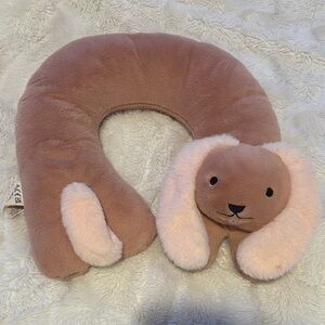 U-Shaped Weighted Fluffy Dog Plush